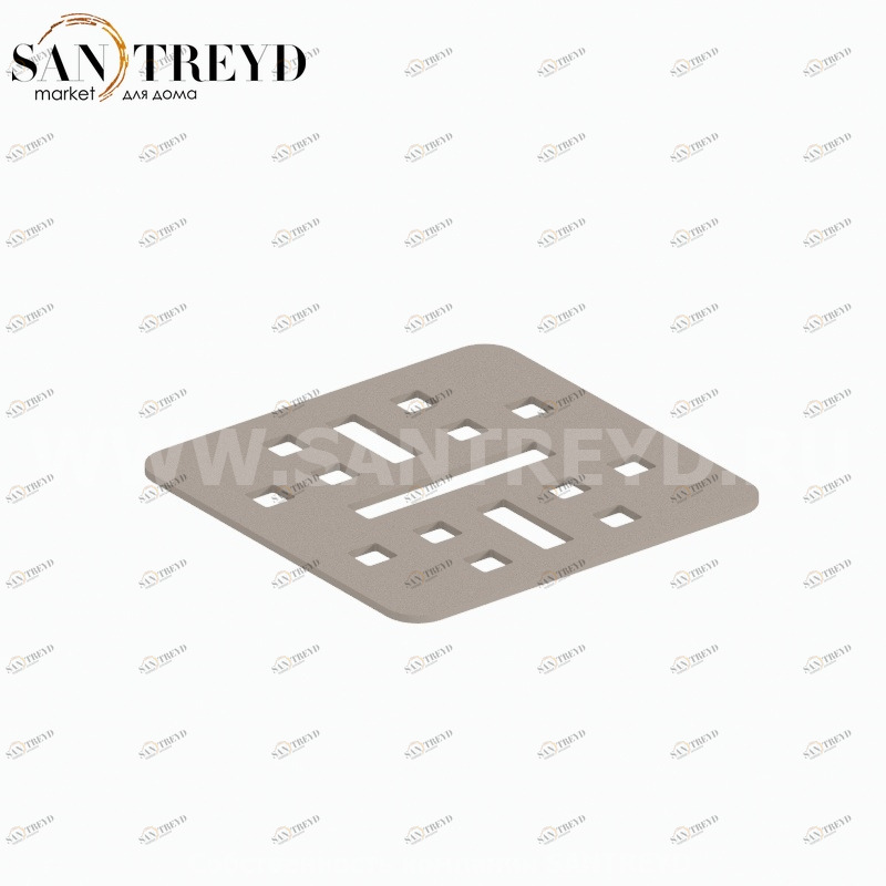 DP009505 Сливная решетка 13 см цвет Кашемир Globo DOCCIAPIETRA Италия Ceramica Globo