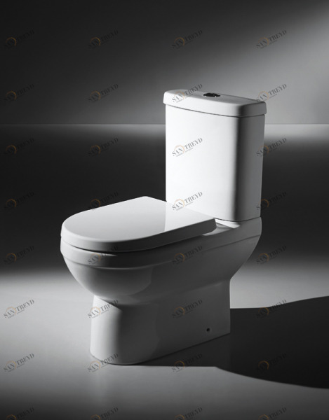 CX01019UW Компакт унитаз с бачком Белый Bravat New Moon Турция