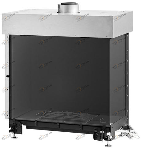 Metalfire Закрытый угловой газовый камин Avenue plus sun-id-1438312