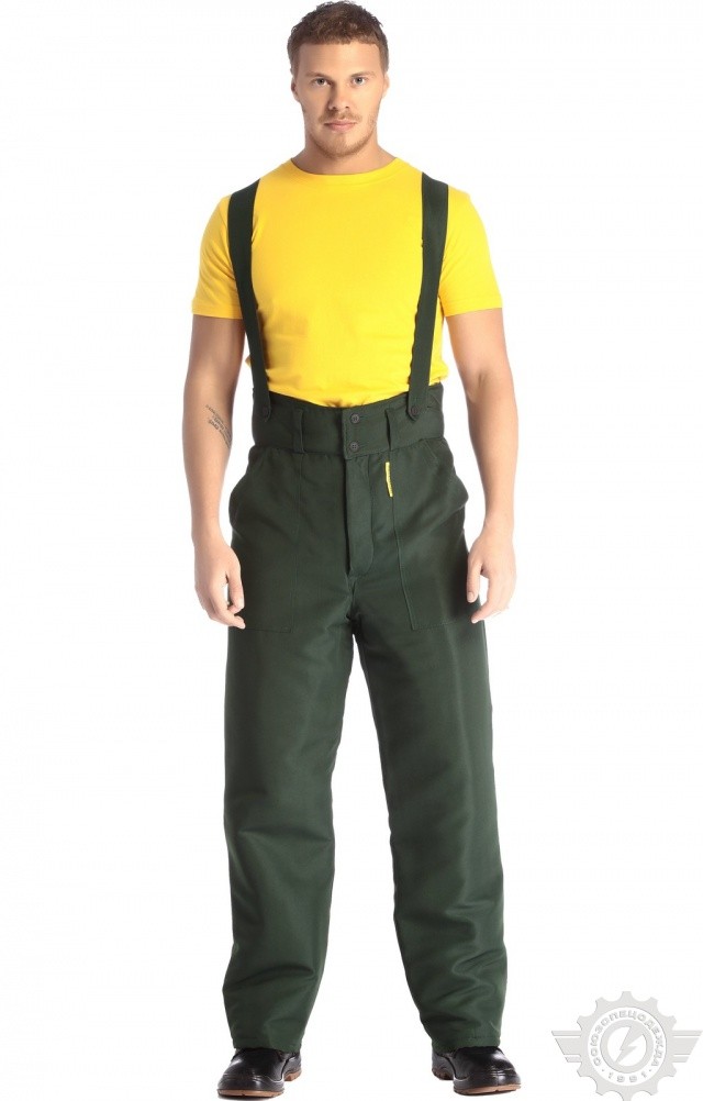 62262 Костюм "Дон" зеленый  Зимняя спецодежда  размер 56-58/170-176  - Вид №6