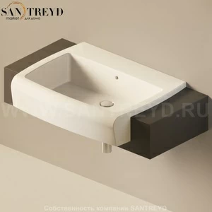 Flaminia UNA Консоль для раковины от 100 до 200 см черная UNA75M1.7006