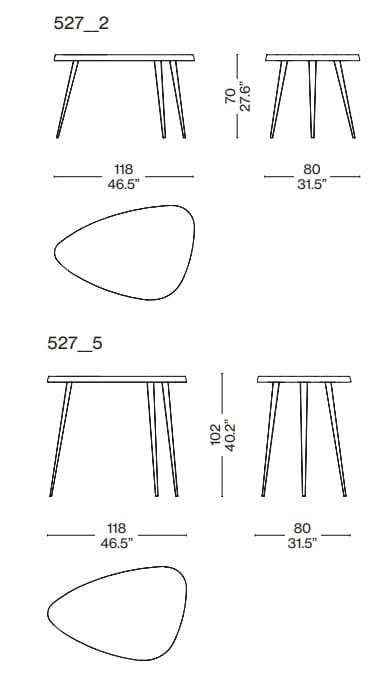 Деревянный стол CASSINA Mexique ARCH-00149929 - Вид №4