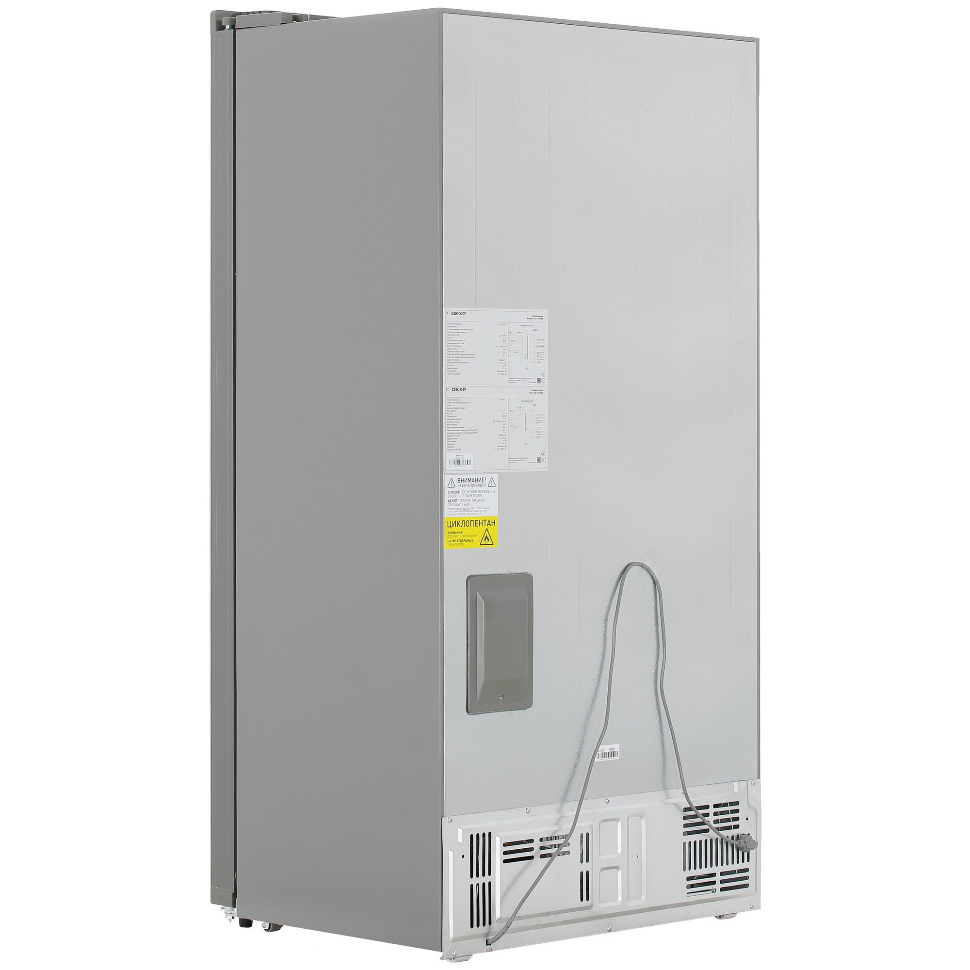 5400703 Холодильник Side by Side   DEXP SBS4-59AKA серебристый STDN-0126057 - Вид №4