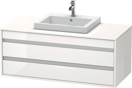 KT675601414 Тумбочка подвесная Ketho #KT6756 1200 x 550 мм Терра, декор Duravit - Вид №2
