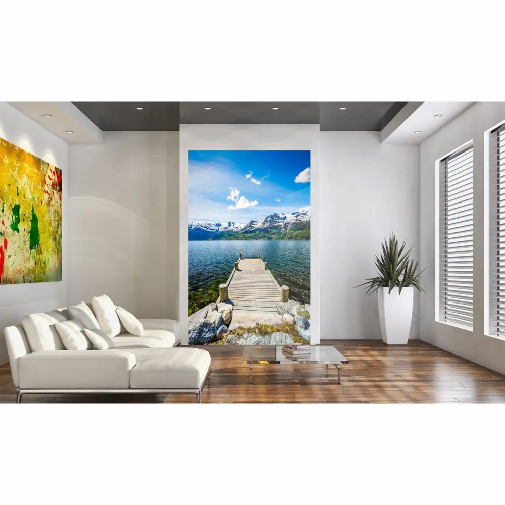 Фотообои бумажные Природа Норвегии 140x200 см Симфония STLM-2118670 - Вид №1