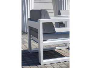 Алюминиевое садовое кресло с подлокотниками