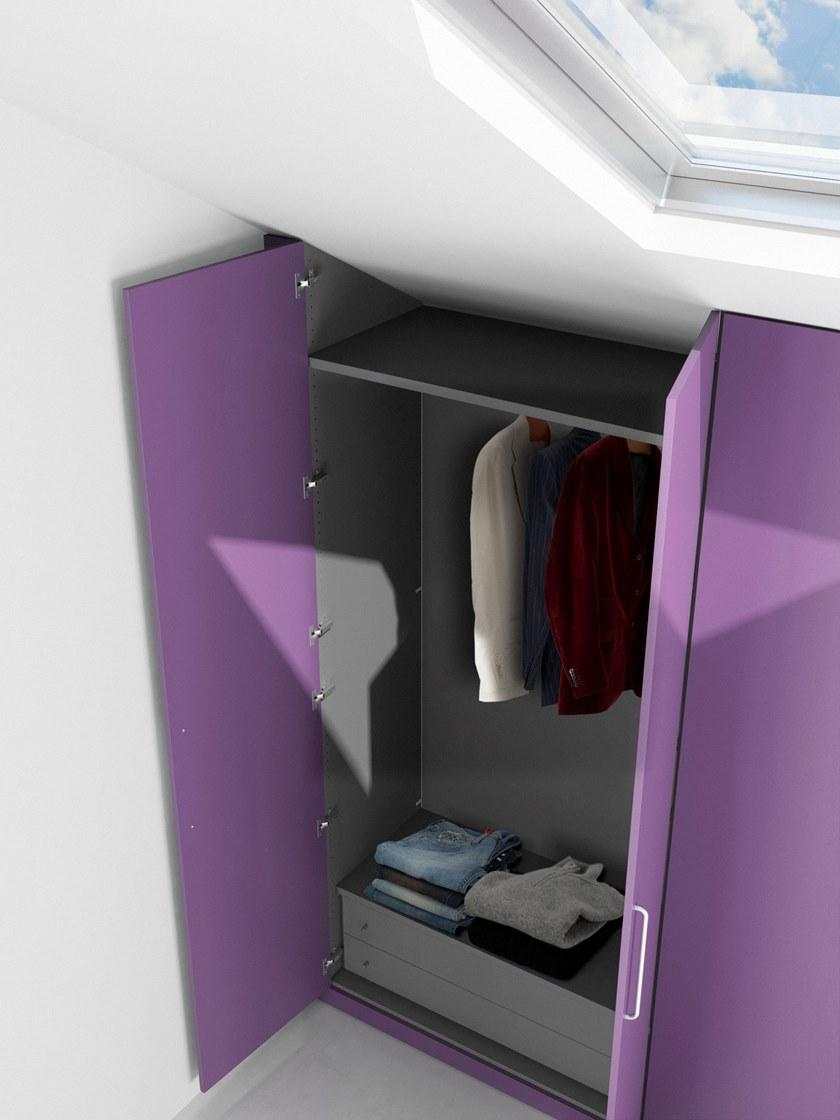 De Rosso Шкаф-купе с распашными дверцами из нпл Alfabeto sun-id-1363044 - Вид №10