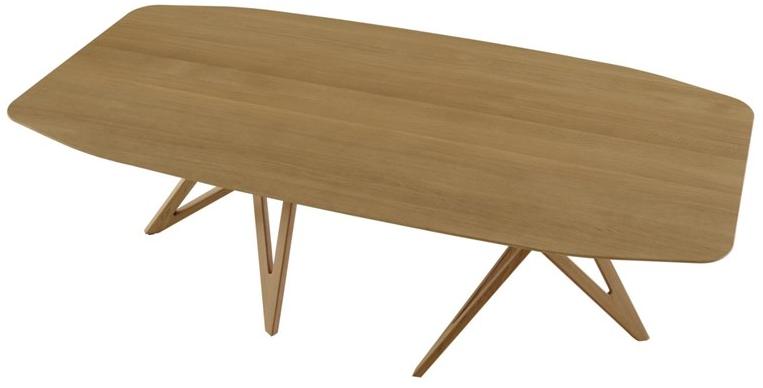 Ligne Roset Прямоугольный деревянный обеденный стол  005cft5c-005hft5s  - Вид №1