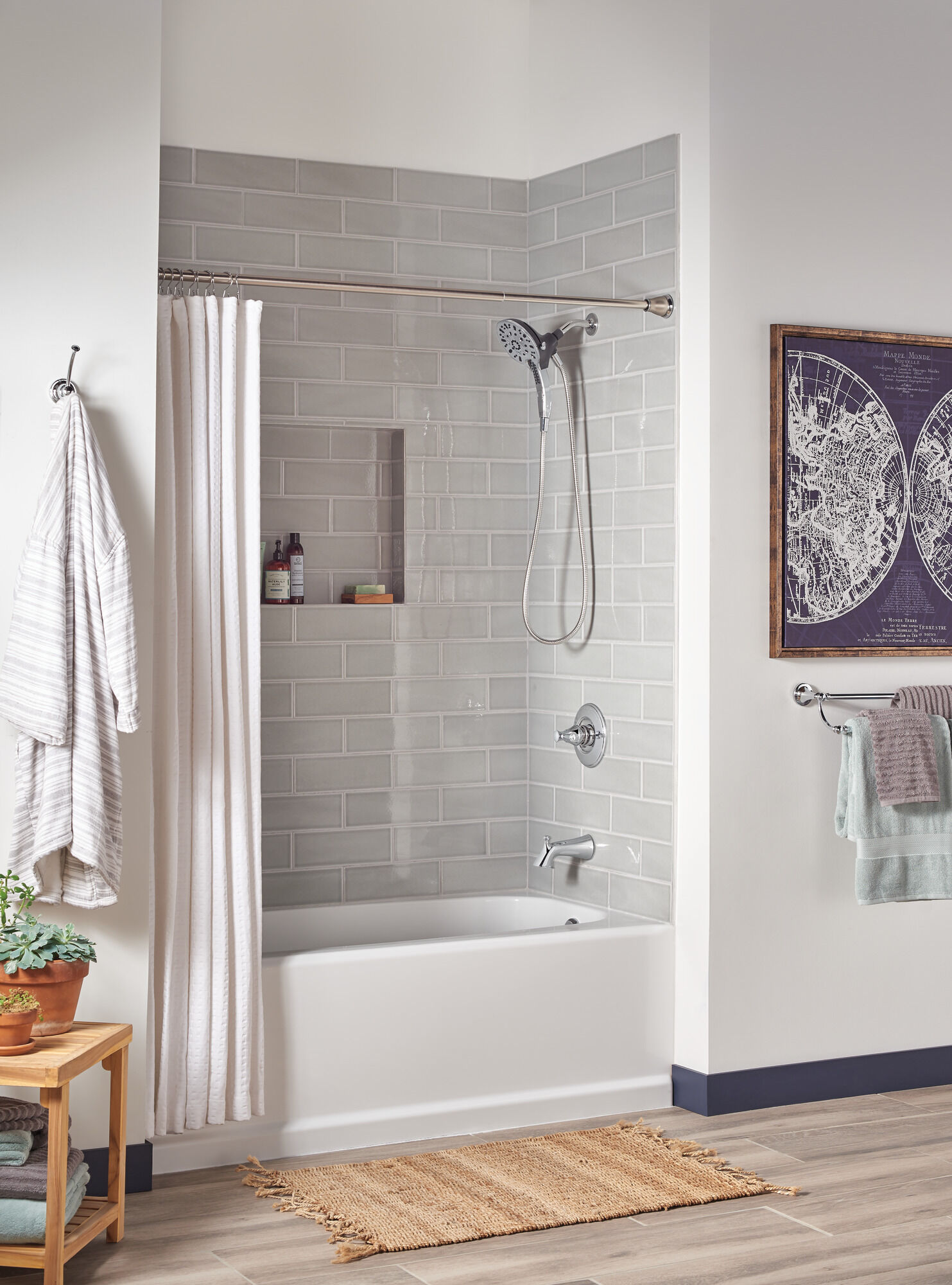 Душевая лейка Palm® с 5 струями Delta Faucet 75505WH - Вид №4