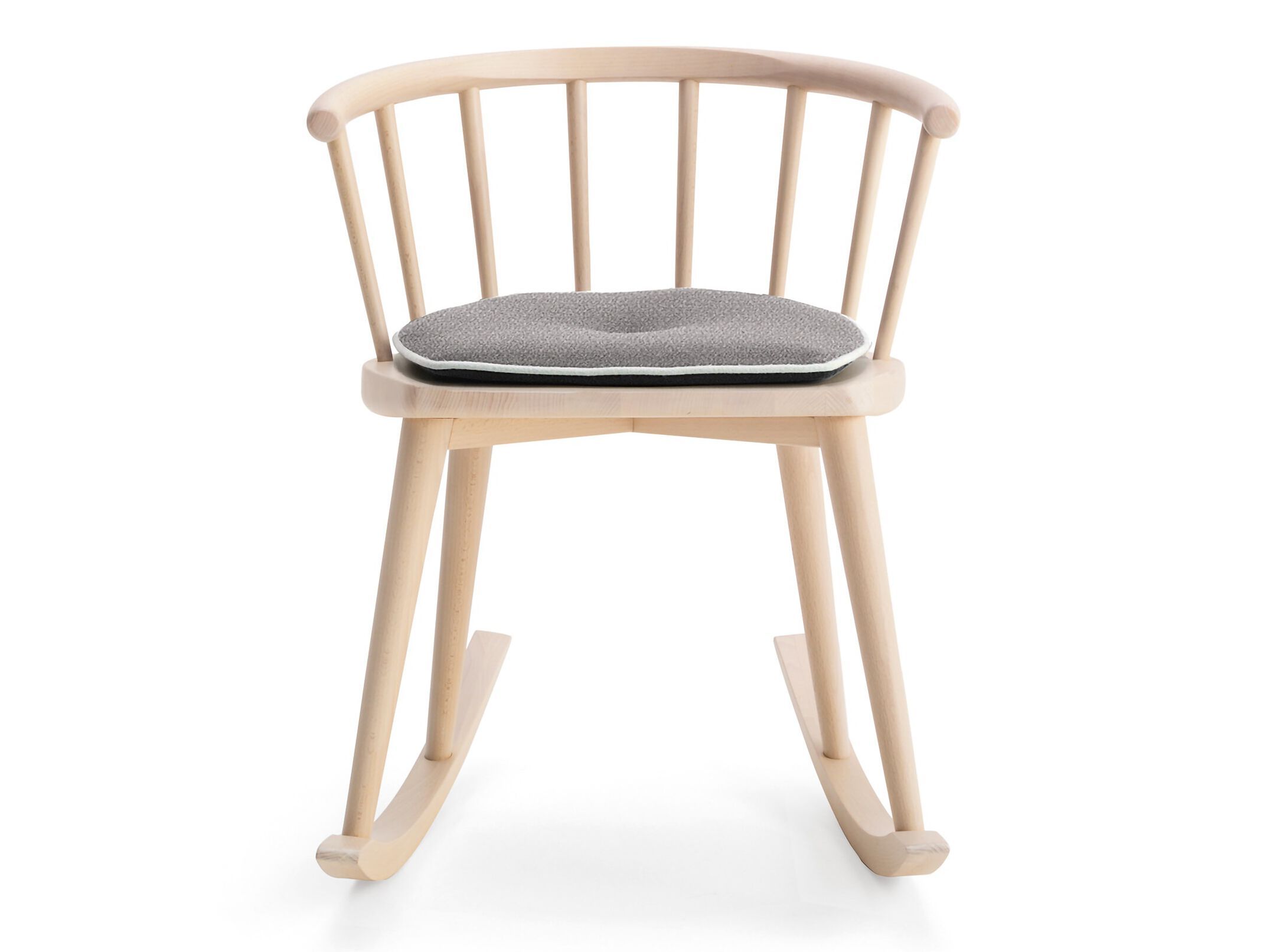 Кресло-качалка из бука с подлокотниками Billiani W ARCH-00133514 - Вид №1
