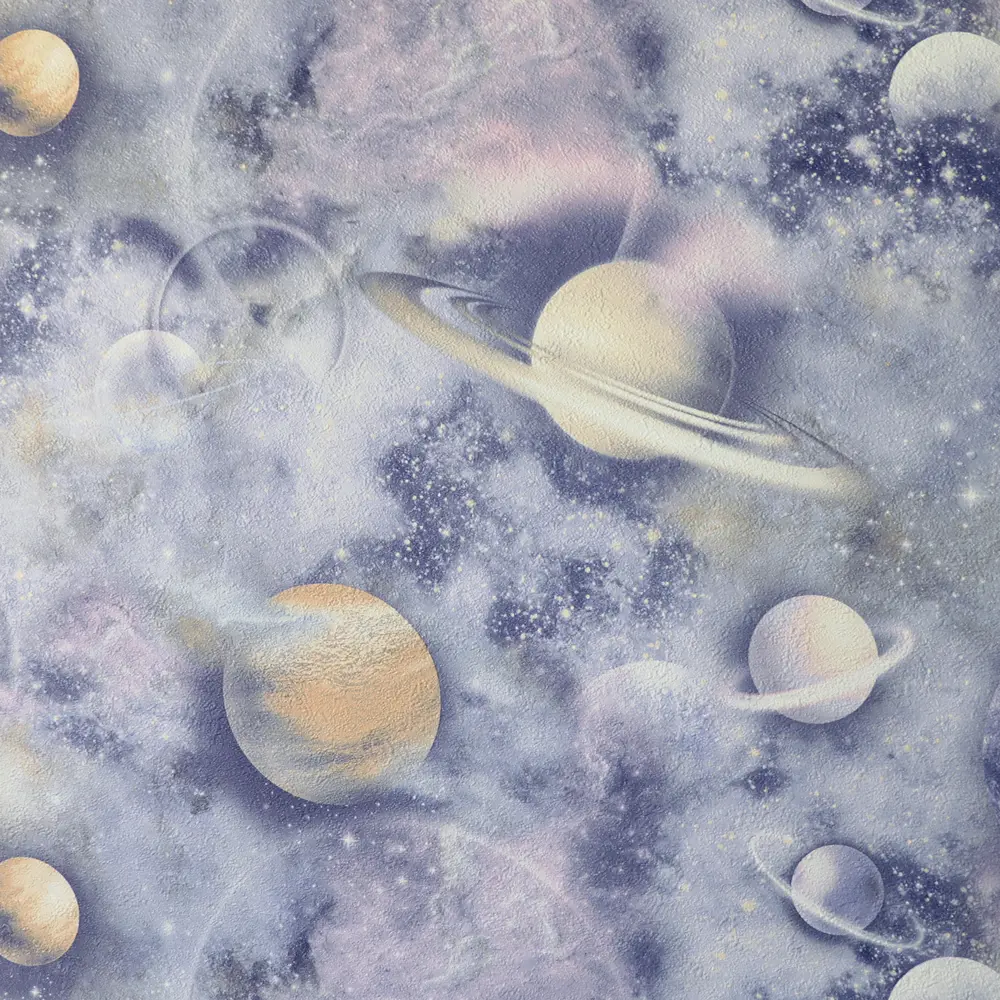 ELYSIUM Космос - Флизелиновые обои небесно-голубого оттенка 89346612 STLM-0835320 - Вид №1