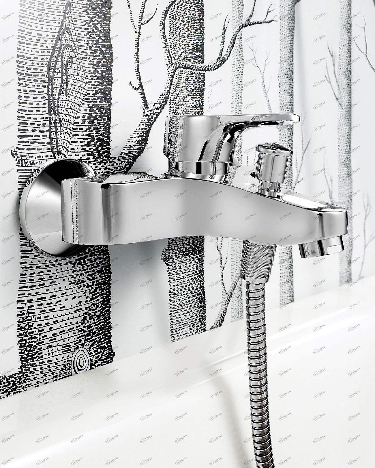 Смеситель для ванны Nautic с одной ручкой Gustavsberg GB41214023 