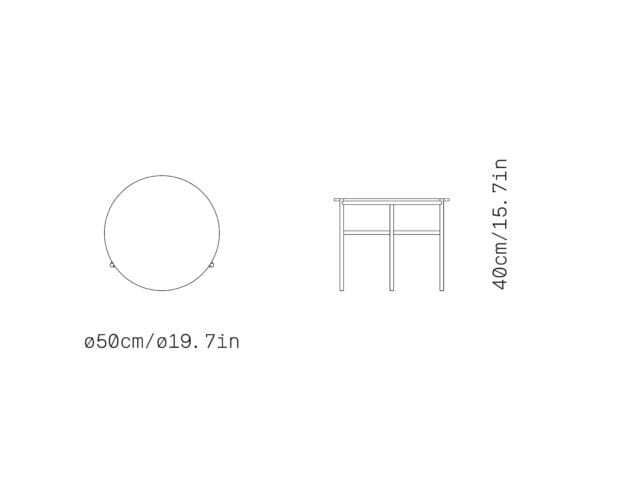 Круглый стол из стали и дерева Omelette Editions DOWNTOWN ARCH-00089662 - Вид №6