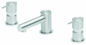 Water Evolution Смеситель для умывальника из нержавеющей стали с 3 отверстиями S22