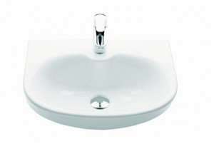 1266701101 Подвесная раковина настенная круглая IDO Glow