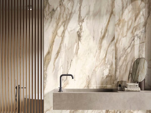 Пол / керамогранит с мраморным эффектом