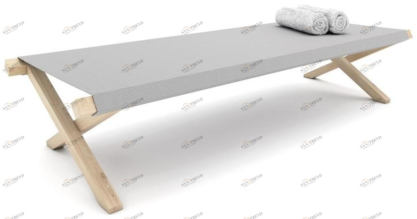 Zuri Design Садовый лежак из ткани  G-01-lmpvc 