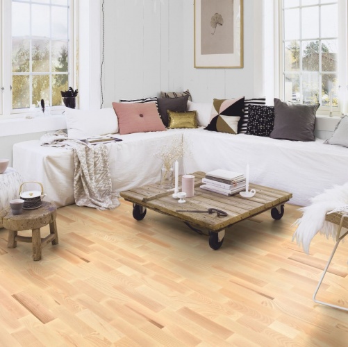 Спортивный паркет Boen Strongline Contract Спортлак Ясень Натур (Гладкая) 2200х139 мм AS37STLD - Вид №7