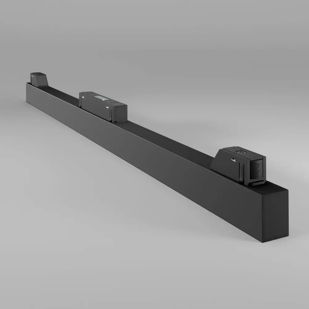 Трековый светильник линейный Elektrostandard Slim Magnetic светодиодный 30 Вт магнитный черный регулируемый белый свет 89418594 STLM-2037437  - Вид №2