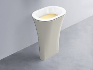 AMLA65-BL+AMPILO-CN+AMCOLO-TL Раковина Amedeo Ovale отдельностоящая cielo Enjoy + Amedeo