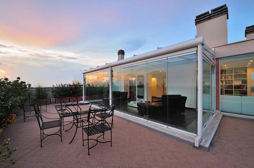 SUNROOM Складное алюминиевое окно Sistemi tuttovetro sun-id-1384371 - Вид №9