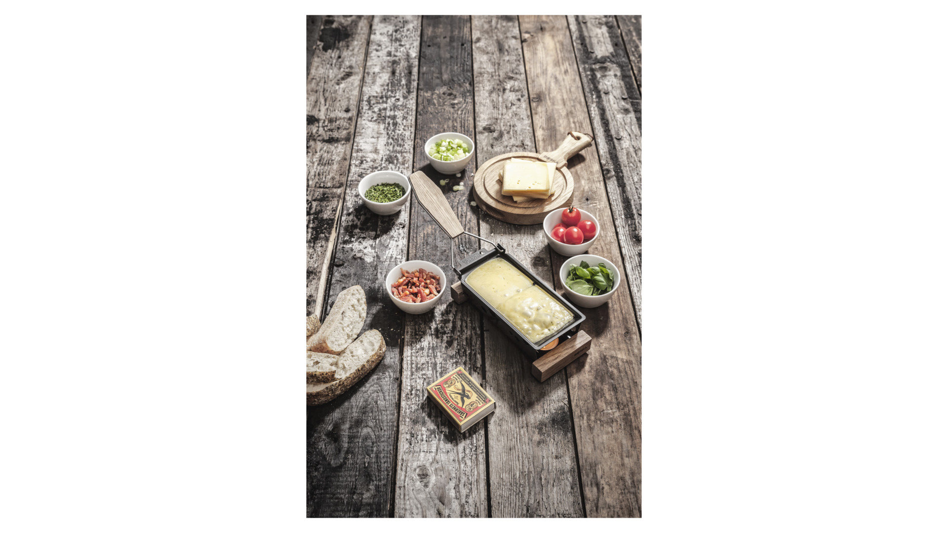 10584863 Boska Набор для раклета Boska "Осло", нагрев от свечи, антипригарный, ( раклетница + шпатель),сталь,п/у Сталь  - Вид №5