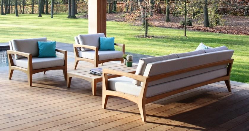 Royal Botania Низкий прямоугольный столик для сада из тика Zenhit sun-id-1463138 - Вид №2