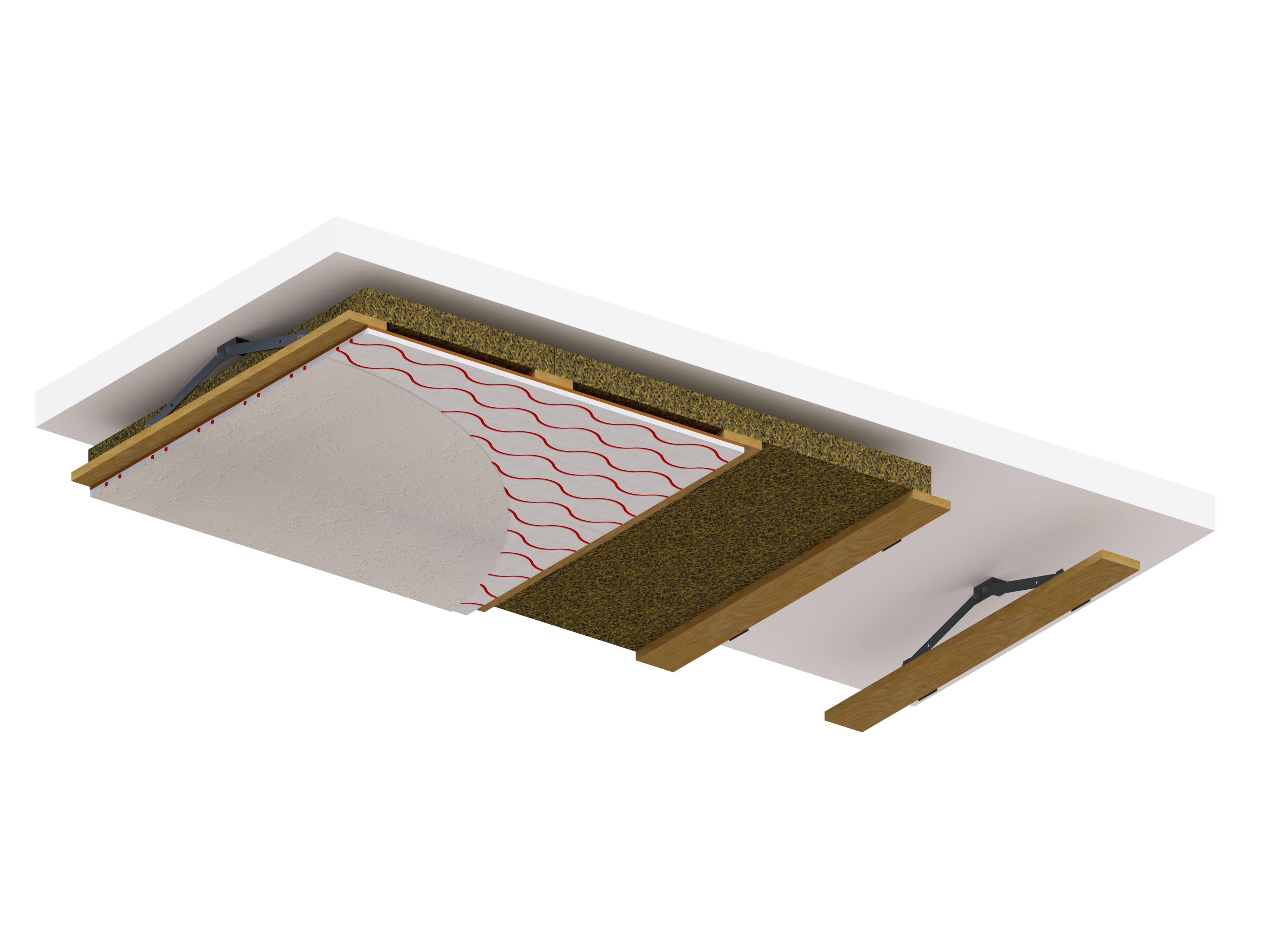 Излучающая потолочная панель из гипсокартона ECOBEL FinoTherm® ARCH-00106366