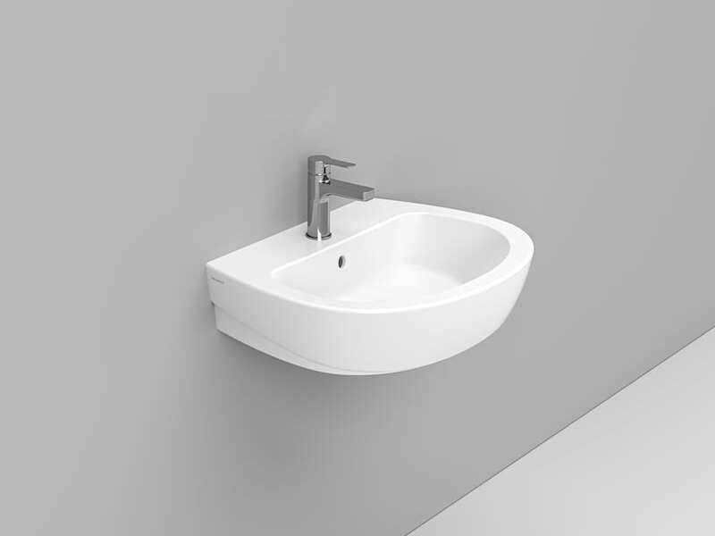 Керамическая подвесная раковина с переливом Ceramica Dolomite Demy ARCH-00034684 - Вид №6