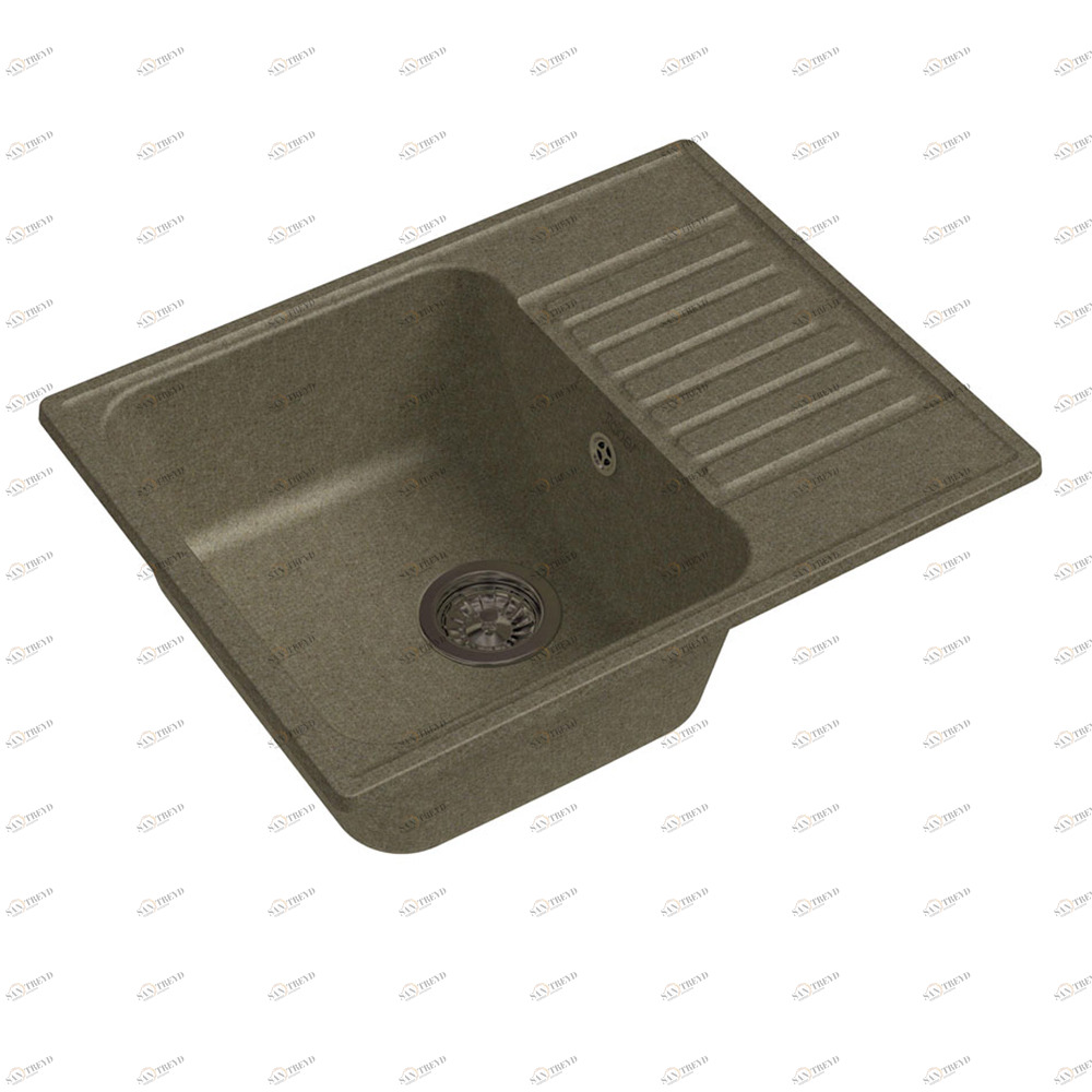 RQ89 топаз Мойка кухонная прямоугольная Raiber 