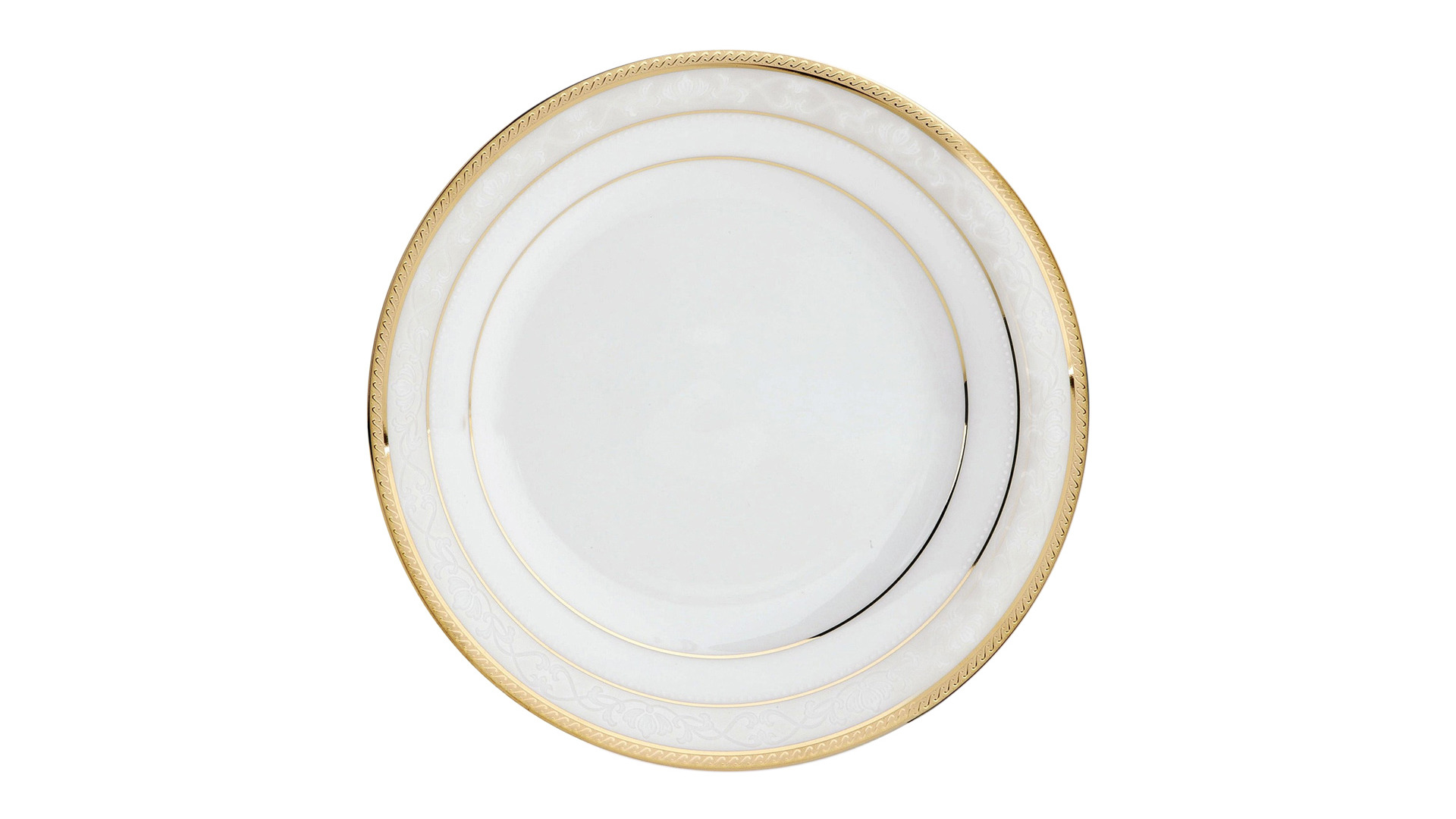 10655232 Noritake Сервиз столовый Noritake "Хэмпшир, золотой кант" на 6 персон 27 предметов Фарфор  - Вид №1