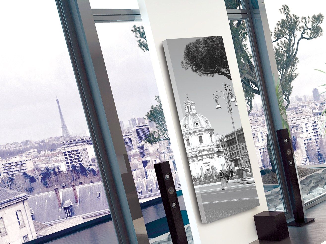 Алюминиевый полотенцесушитель Termo Design эффект печати ARCH-00096205 - Вид №3