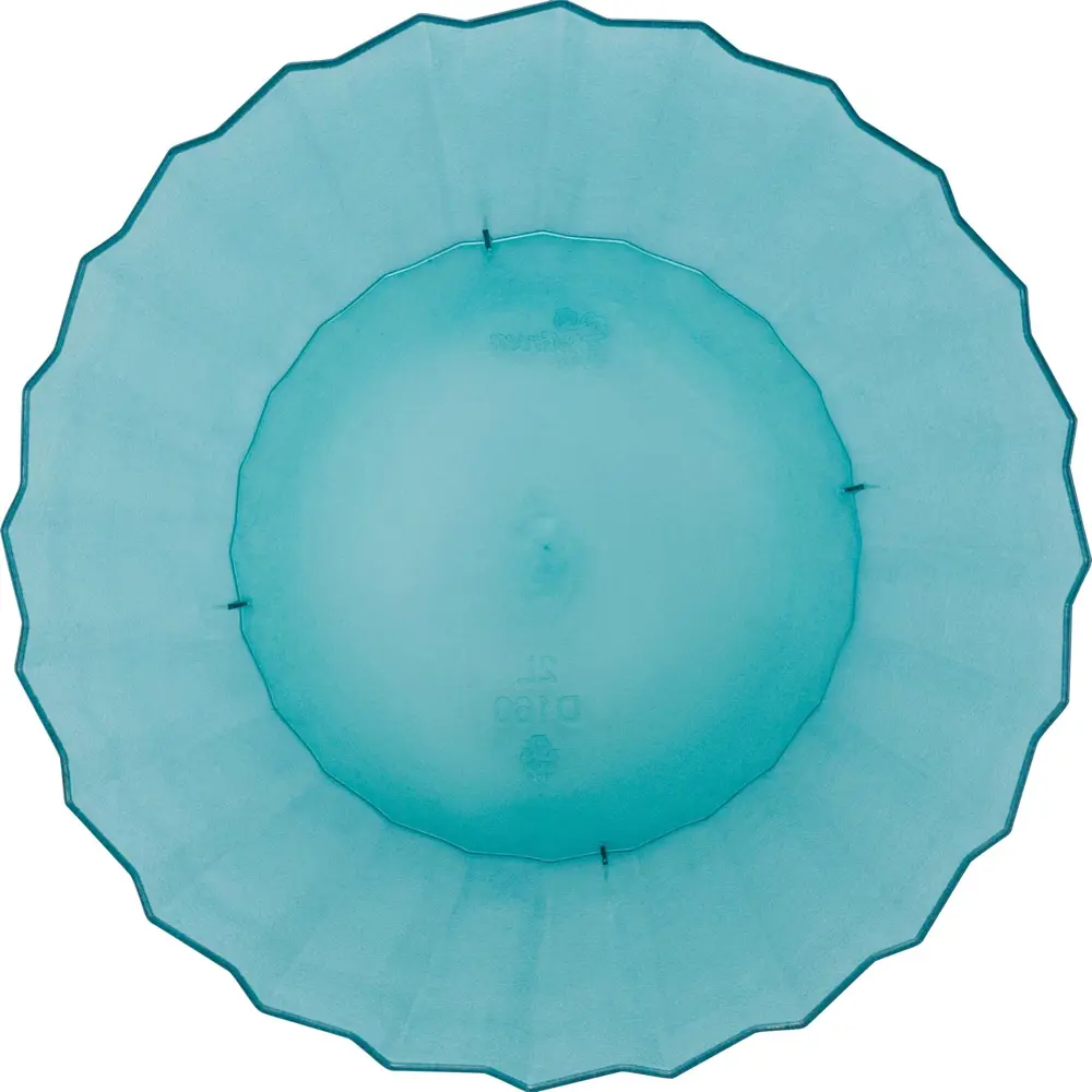 Кашпо для цветов Sand Cristallo ø16 см h14.6 см v2 л пластик зеленый INGREEN STLM-2069412 - Вид №2