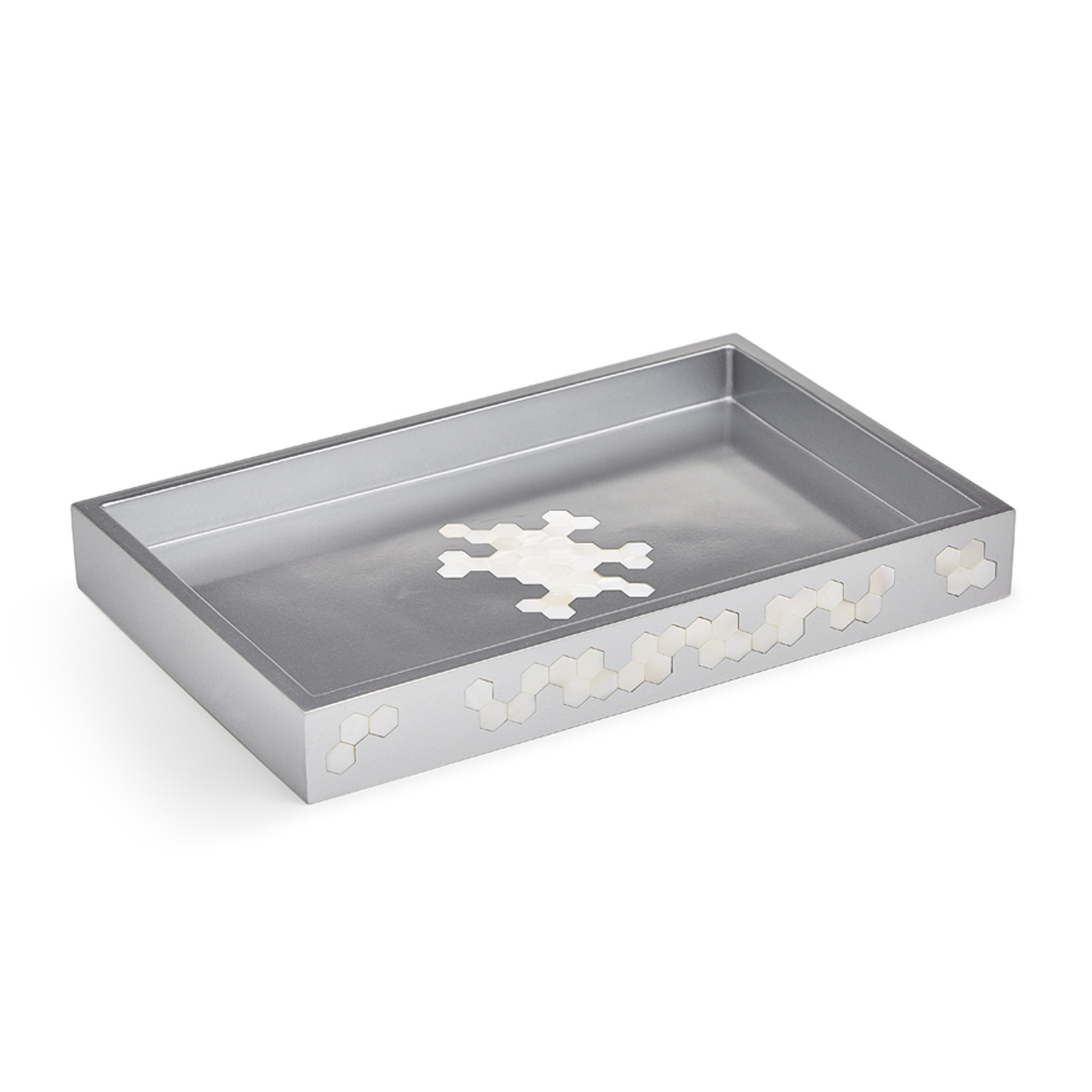 VB-HEX-SLV-TR Шестигранный серебряный поднос Labrazel 