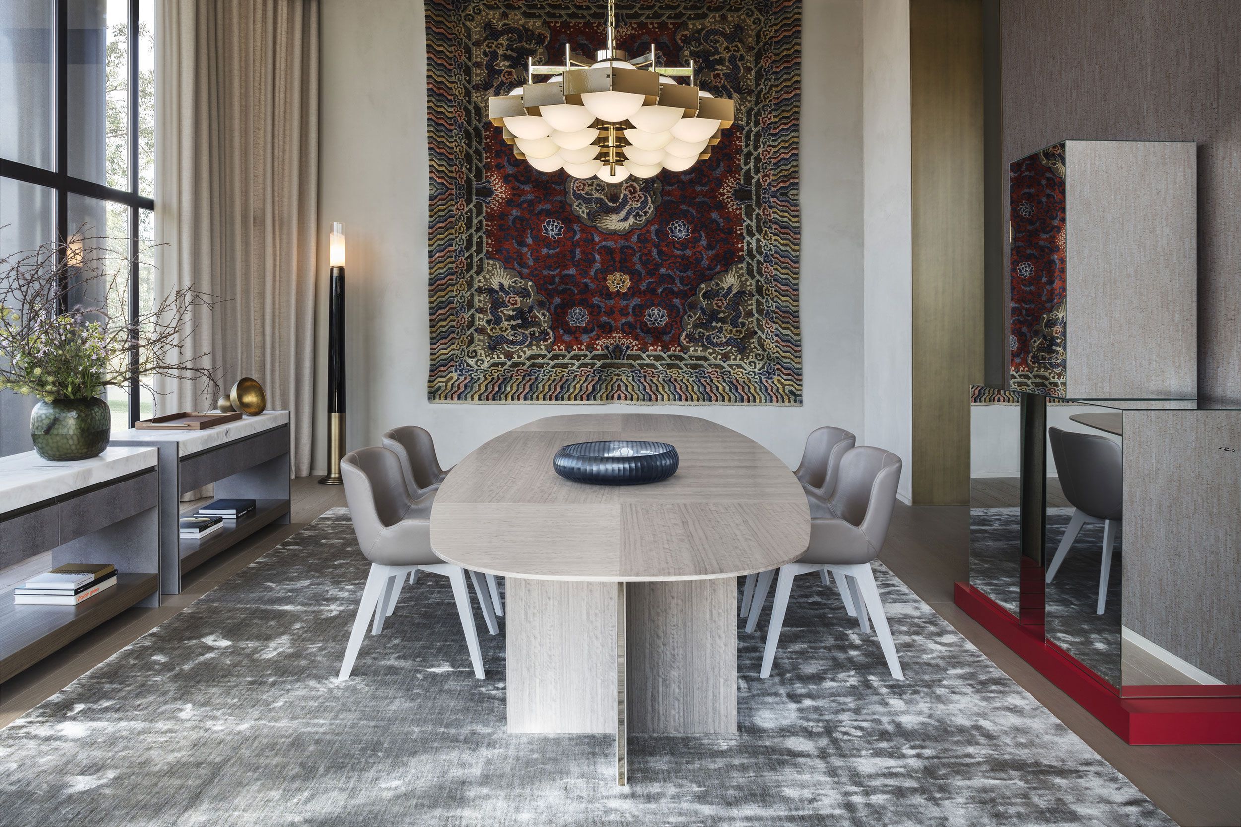 Кожаный стул с подлокотниками OAK Metronome ARCH-00149519 - Вид №4