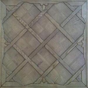 Модульный паркет Da Vinci Состаренный модульный паркет Гранд Герольдсберг Второй Дуб Натур брашированная, гладкая, рельефная (Брашированная, Гладкая, Рельефная) х мм.