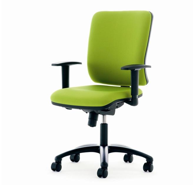 Ares Line Поворотный офисный стул из ткани с 5 спицами и подлокотниками Smart sun-id-1366489 - Вид №3