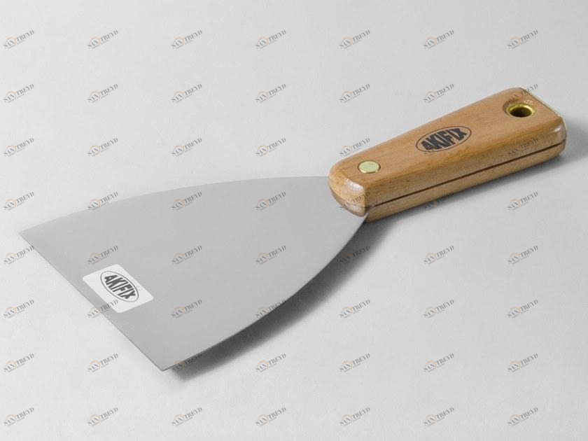 AKIFIX Шпатель из нержавеющей стали и дерева sun-id-1350650