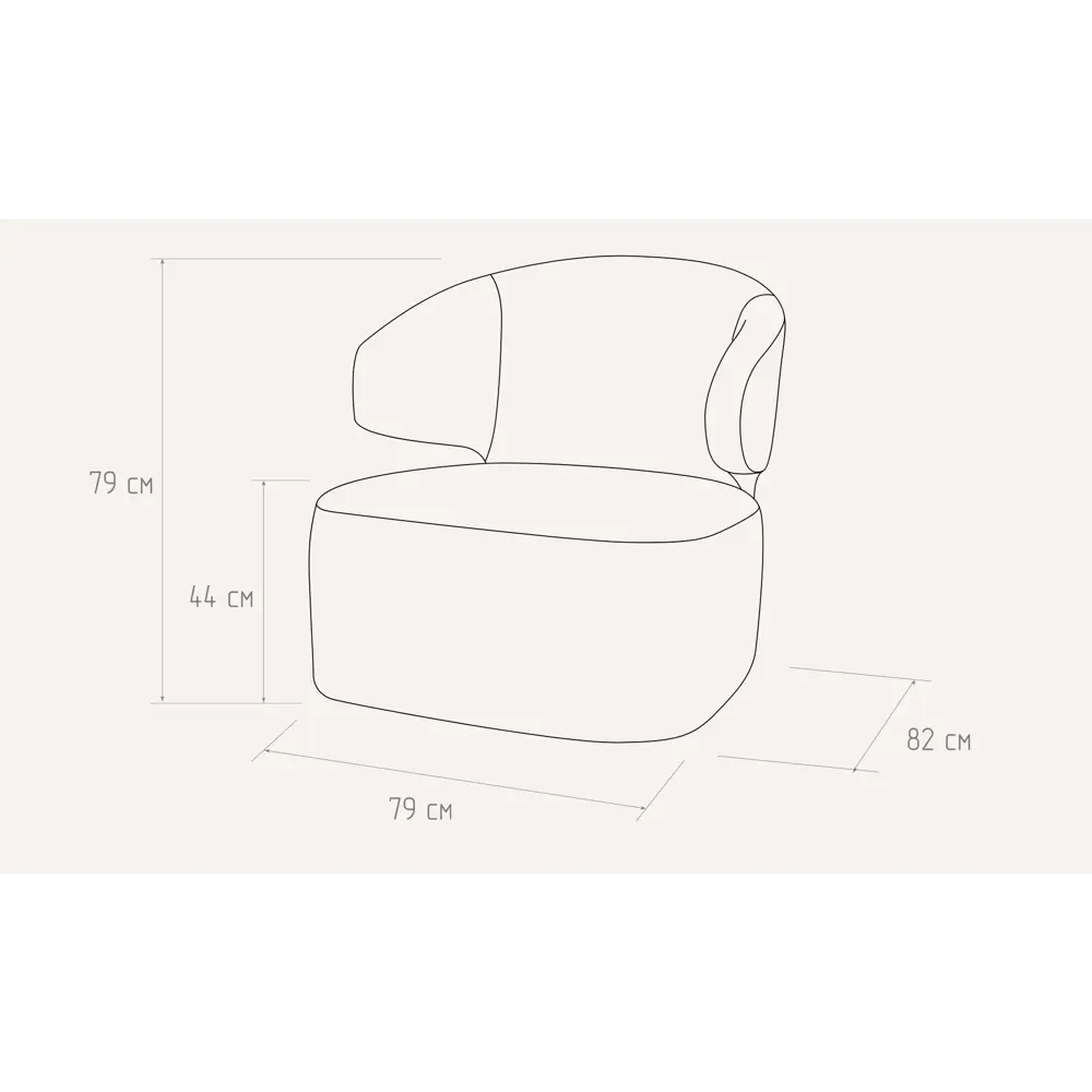 Кресло полиэстер Ицар 79x82x72 см цвет зеленый Camaro 99 87557055 STLM-2103791 SEASONS  - Вид №3