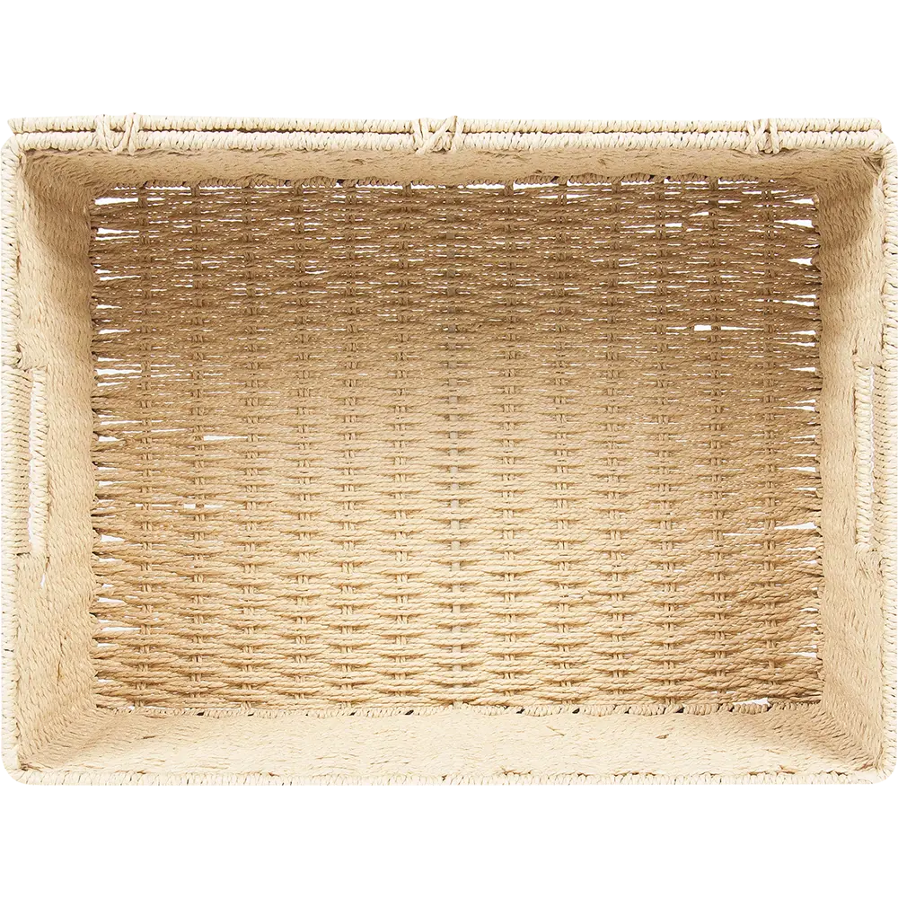Корзина для хранения 38x18x28 см бумажный шпагат цвет бежевый 82280879 STLM-2080339 STORIDEA - Вид №2