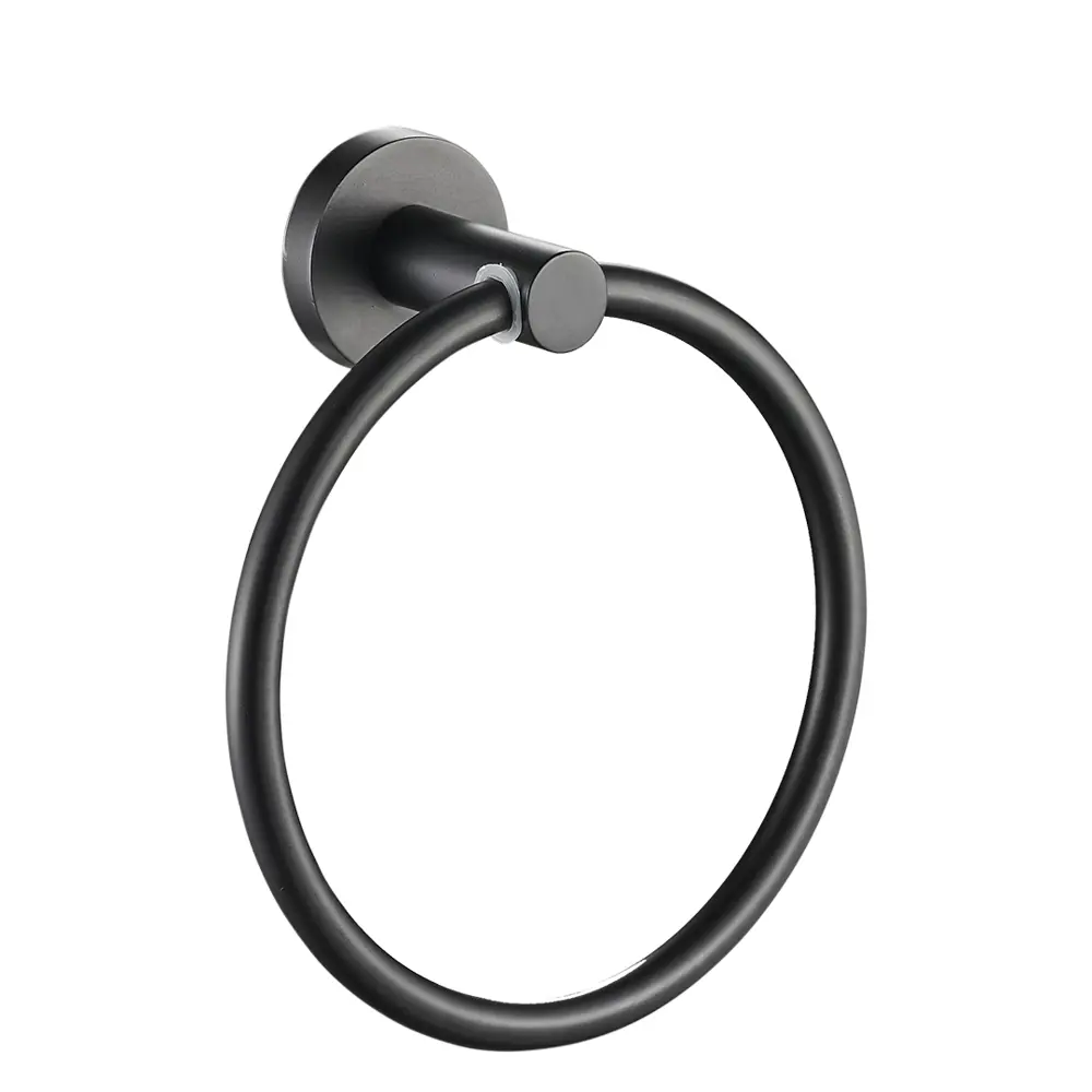 Держатель для полотенец Raindrops 20510 кольцо цвет черный Black STLM-2078861