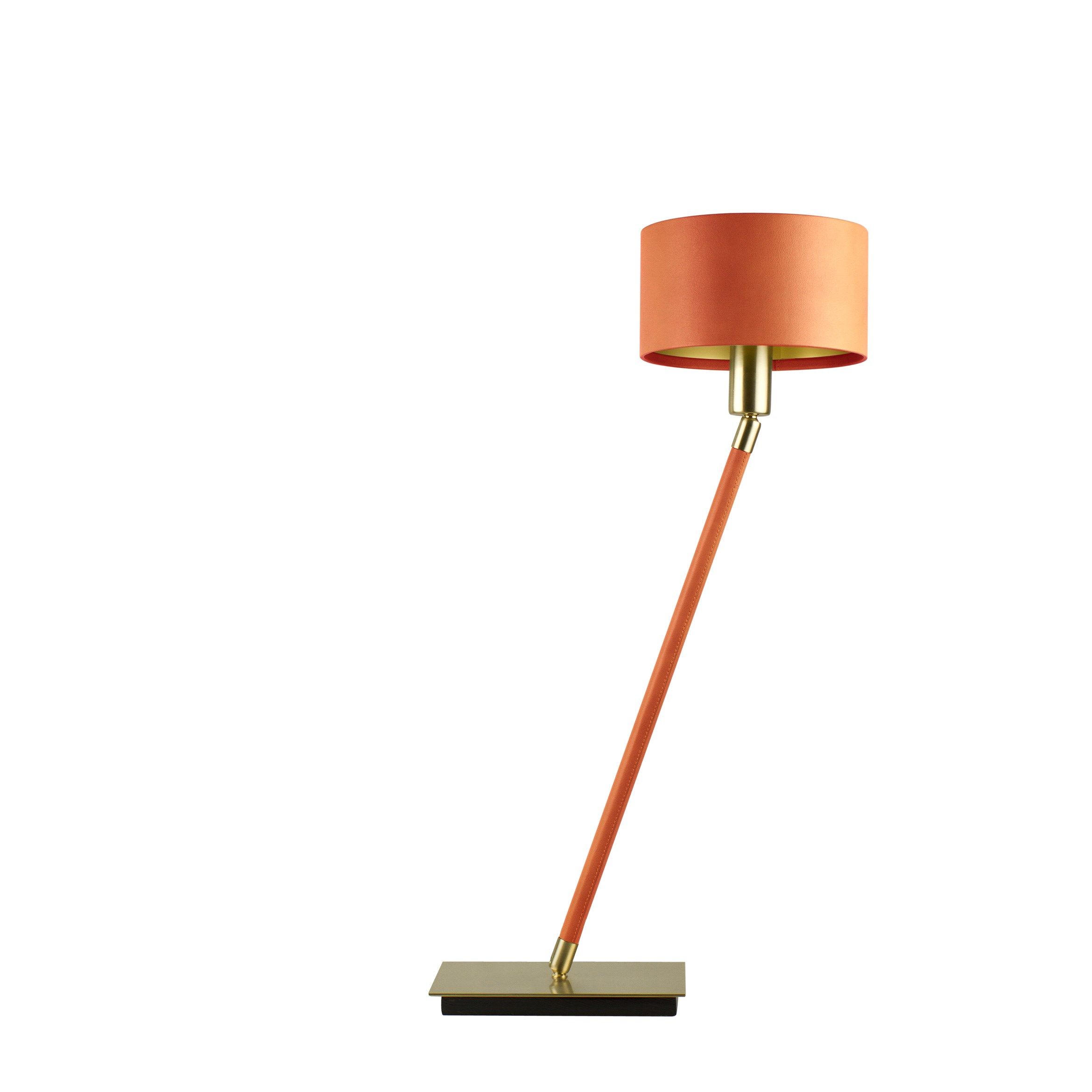 Настольная лампа ручной работы из кожи Abrissi ARCH-00042209 - Вид №3