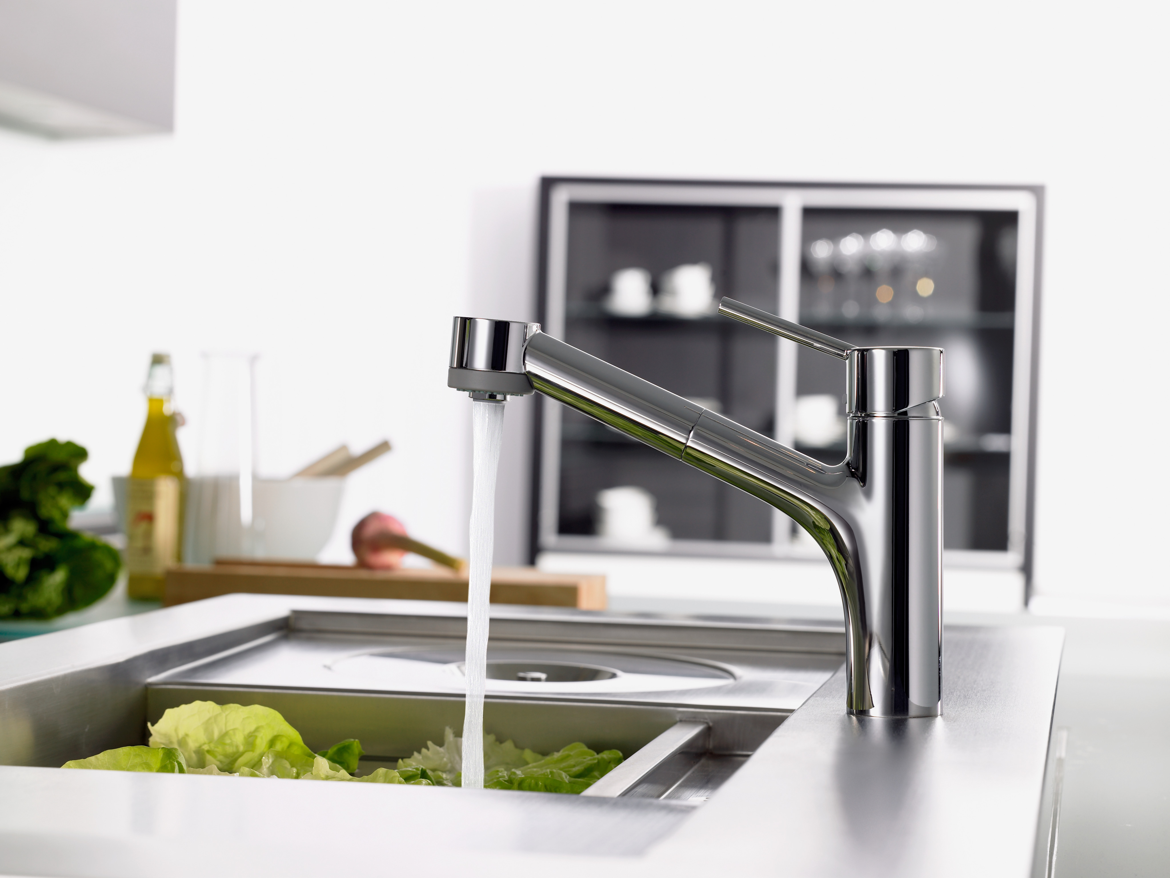 32842000 Talis M52 Кухонный смеситель, однорычажный, 170, водонагреватели низкого давления / с удалением воздуха, вытяжной душ, 2jet Hansgrohe  - Вид №1