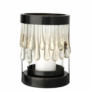 Подсвечник черный со стеклянными подвесками Hancock S от Eichholtz EICHHOLTZ EICHHOLTZ 060281 Черный