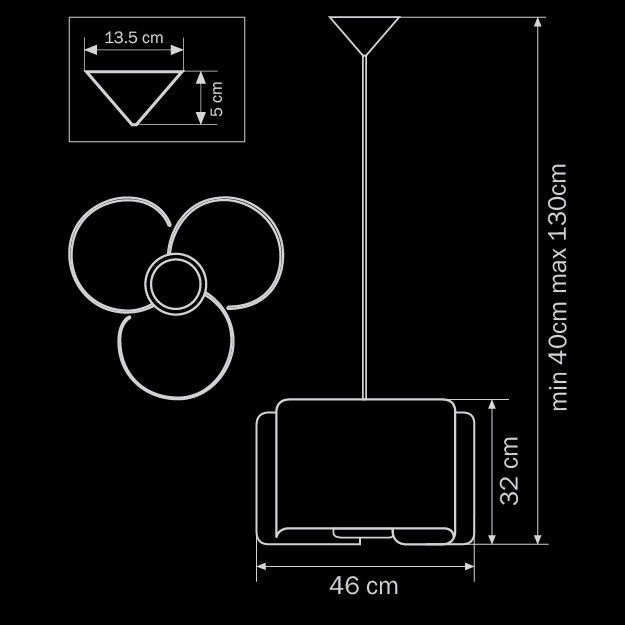 Подвесная люстра Lightstar Simple Light 811 811130 LIGHTSTAR ДИЗАЙНЕРСКИЕ, SIMPLE LIGHT 057581 Белый  - Вид №1