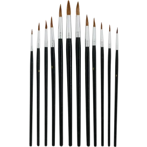 Набор кистей для творчества, 12 шт.