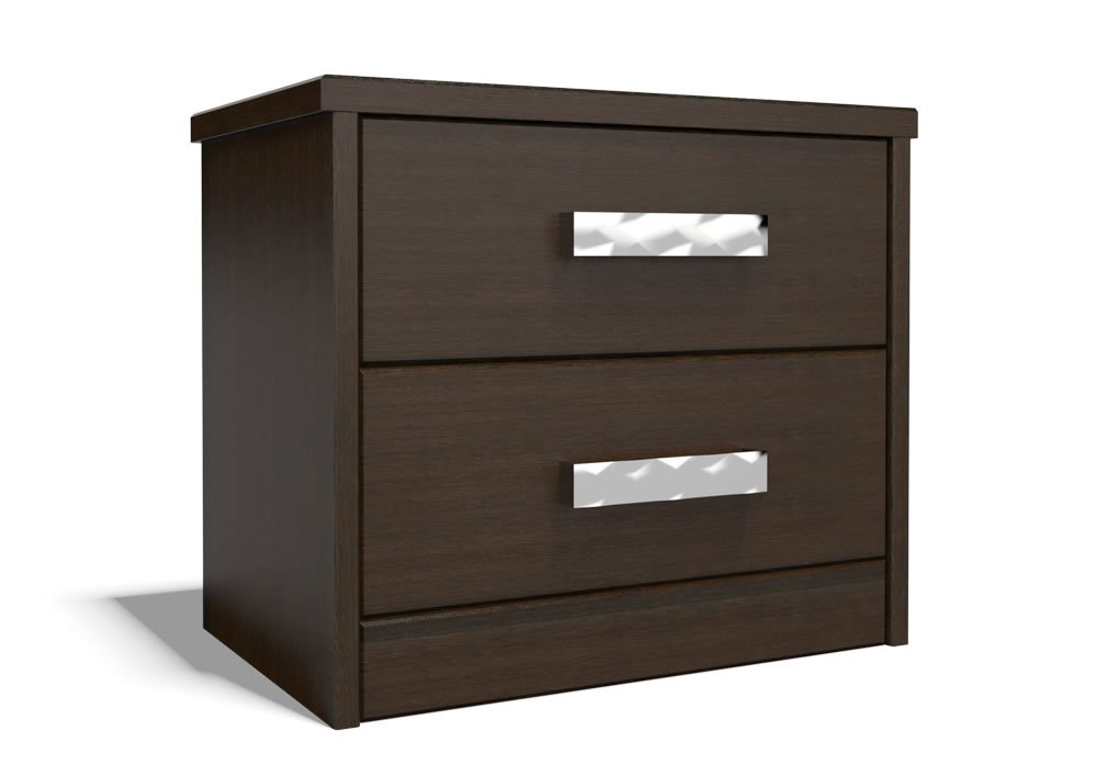 Тумбочка прикроватная белая с 2 ящиками "Парма" DREAMLINE ПАРМА 173438 Белый - Вид №2