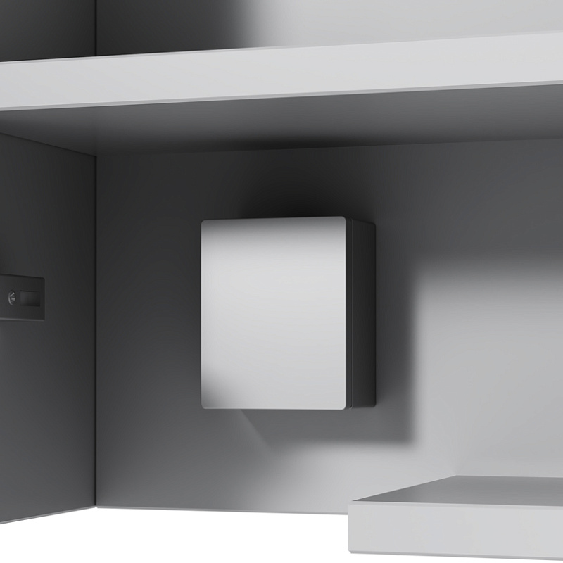M70AMCR0601WG Зеркальный шкаф с LED-подсветкой правый 60 см цвет: белый глянец AM.PM Spirit 2.0  - Вид №2