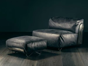 GIOPAGANI Кожаное кресло Fleurs du mal