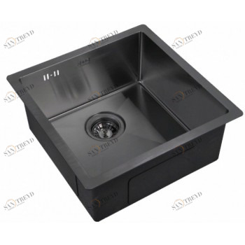 Zorg INOX-PVD 4444 GRAFIT Мойка кухонная прямоугольная Zorg 